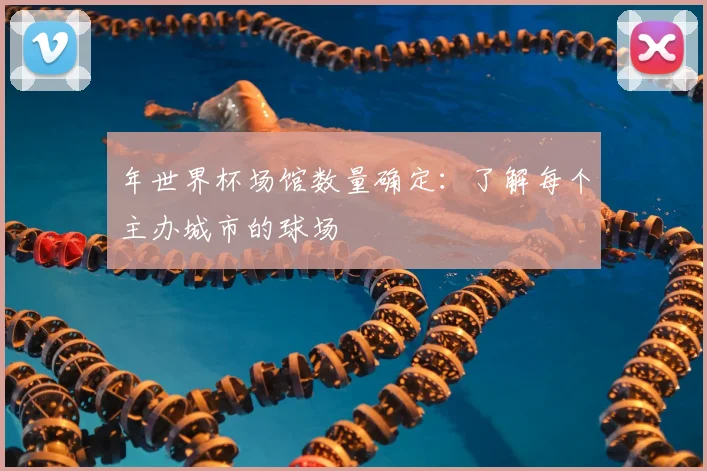 年世界杯场馆数量确定:了解每个主办城市的球场